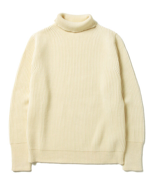 Andersen-Andersen(アンデルセンアンデルセン)の「ANDERSEN-ANDERSEN / 5 gauge Turtleneck(ニット/セーター・メンズ・ネイビー・MEDIUM/SMALL/LARGE)」の2枚目の写真