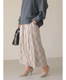 AMERICAN HOLIC | タックギャザーシャイニーパンツ(その他パンツ)