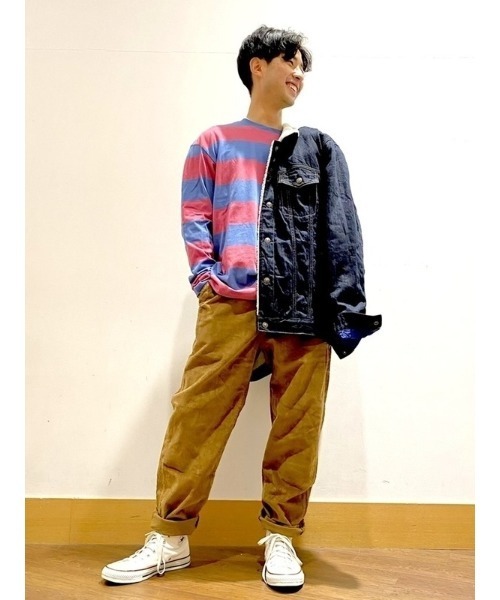 GAP(ギャップ)の「アイコンデニム シェルパジャケット(デニムジャケット・メンズ・インディゴブルー/ライトインディゴブルー・S/M/L/XS/XL)」の16枚目の写真