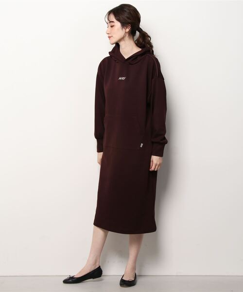 NERGY(ナージー)の「ナージージャパン NERGY ダンボールニットOP(ワンピース・レディース・ワイン/パープル/チャコールグレー・FREE)」の1枚目の写真