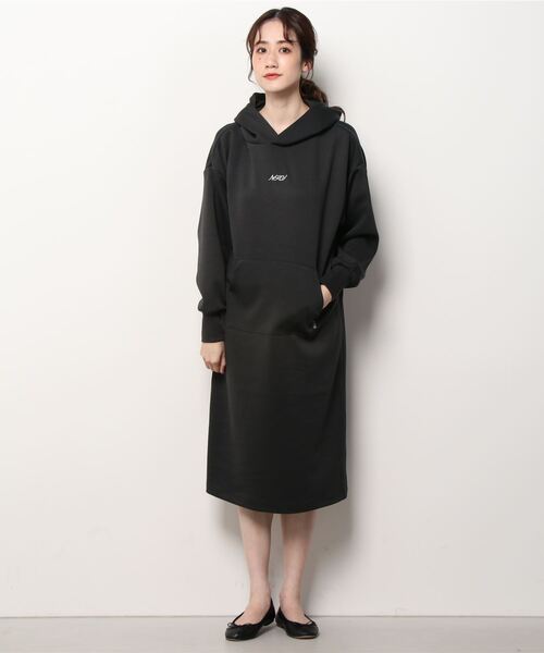 NERGY(ナージー)の「ナージージャパン NERGY ダンボールニットOP(ワンピース・レディース・ワイン/パープル/チャコールグレー・FREE)」の2枚目の写真