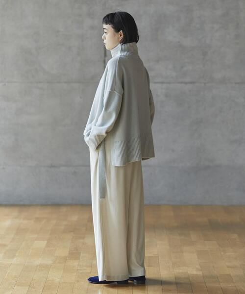conges payes ADIEU TRISTESSE(コンジェ ペイエ アデュートリステス)の「congés payés × setsuko todorokiCollaboration 「TINT COLOR KNIT」(ニット/セーター・レディース・ピンク/クリアグリーン/スカイブルー・FREE)」の20枚目の写真