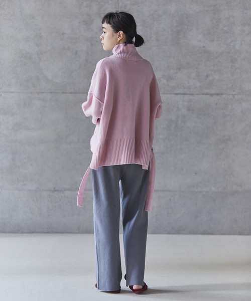 conges payes ADIEU TRISTESSE(コンジェ ペイエ アデュートリステス)の「congés payés × setsuko todorokiCollaboration 「TINT COLOR KNIT」(ニット/セーター・レディース・ピンク/クリアグリーン/スカイブルー・FREE)」の15枚目の写真