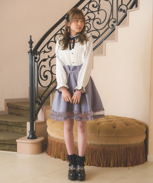 ROJITA（ロジータ）の「デコルテ開きラッフルボリュームブラウス（シャツ/ブラウス・レディース・ピンク系その他/ホワイト/ブラック・FREE）」の10枚目の写真