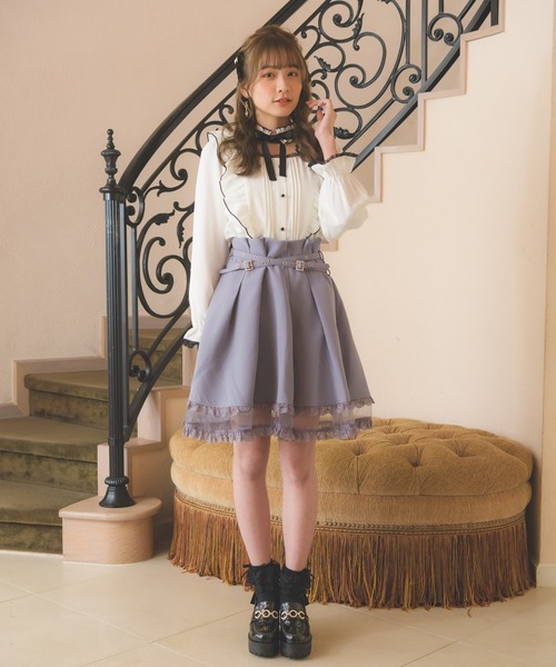 ROJITA（ロジータ）の「デコルテ開きラッフルボリュームブラウス（シャツ/ブラウス・レディース・ピンク系その他/ホワイト/ブラック・FREE）」の11枚目の写真