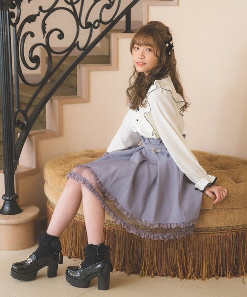 ROJITA（ロジータ）の「デコルテ開きラッフルボリュームブラウス（シャツ/ブラウス・レディース・ピンク系その他/ホワイト/ブラック・FREE）」の15枚目の写真