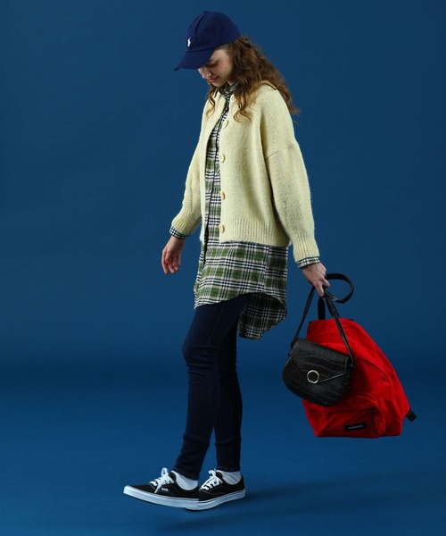 sara&cake(サラアンドケイク)の「チェックロングシャツワンピース(シャツワンピース・レディース・ブルー/イエロー/グリーン/レッド・FREE)」の20枚目の写真
