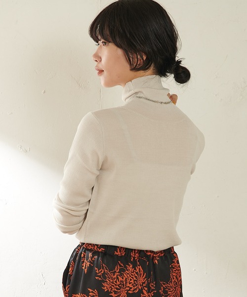 shenery ハイネックリブニットプルオーバー SHENERY（シーナリー）の「ハイネックリブニットプルオーバー（ニット