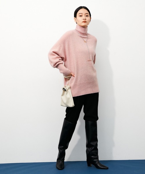 美品＊Spick&Span チャイニーズラクーンニット　ブラウン　茶 美品＊Spick&Span チャイニーズラクーンニット ブラウン 茶