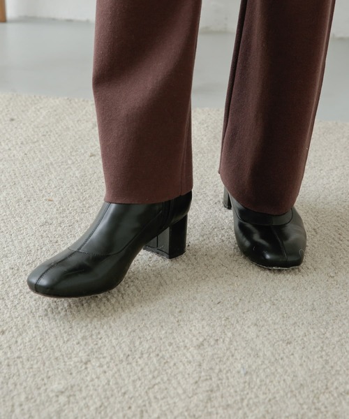 URBAN RESEARCH DOORS(アーバンリサーチドアーズ)の「ストレッチショートブーツ(ブーツ・レディース・ブラック/ベージュ系その他・38/36/37)」の6枚目の写真