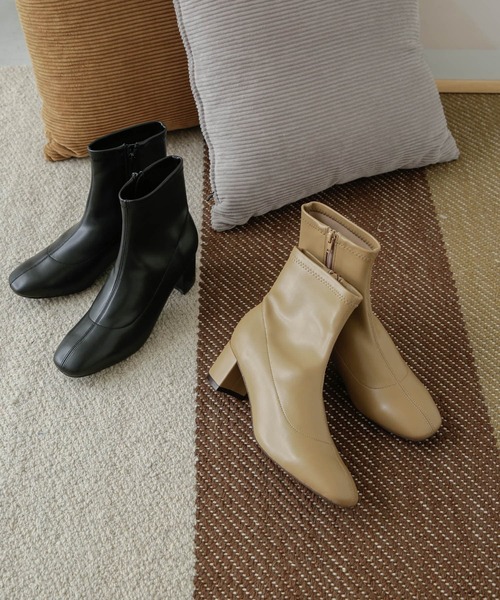URBAN RESEARCH DOORS(アーバンリサーチドアーズ)の「ストレッチショートブーツ(ブーツ・レディース・ブラック/ベージュ系その他・38/36/37)」の15枚目の写真