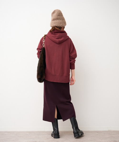 FRAMeWORK（フレームワーク）の「ミラノリブタイトスカート◆（スカート・レディース・ブラック/ブラウン系その他/ダークブルー・38/36）」の7枚目の写真