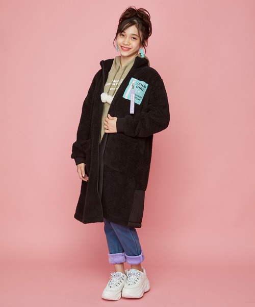 JENNI love（ジェニィラブ）の「防風ボアロングコート（その他アウター