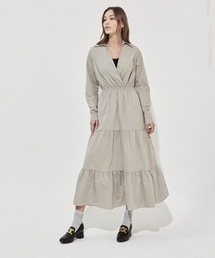 【MANAVIS7 】シャツ カンカンワンピース / Shirt CanCan One-Piece