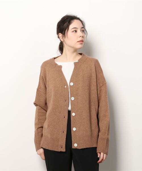 MANASTASH（マナスタッシュ）の「MANASTASH/マナスタッシュ　アンゴラブレンドカーディガン（カーディガン/ボレロ・レディース・レッド/サックスブルー/その他・FREE）」の3枚目の写真