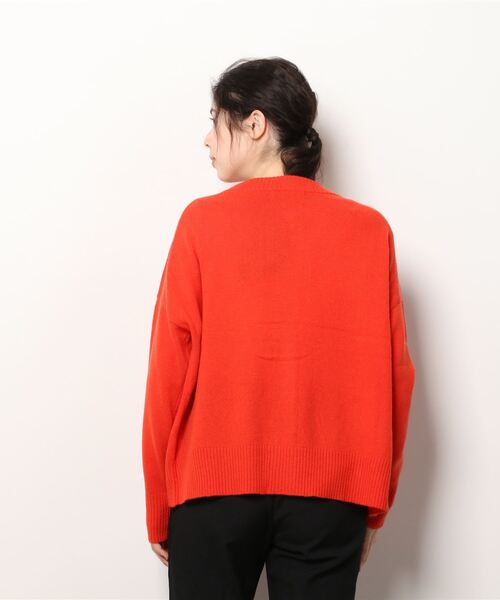 MANASTASH（マナスタッシュ）の「MANASTASH/マナスタッシュ　アンゴラブレンドカーディガン（カーディガン/ボレロ・レディース・レッド/サックスブルー/その他・FREE）」の5枚目の写真