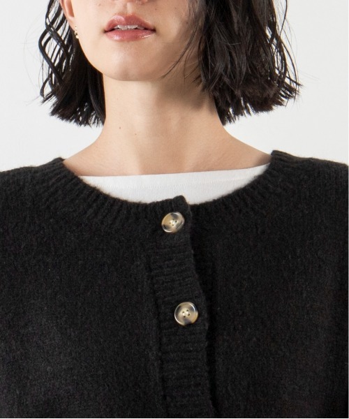 ANGIE(アンジー)の「2WAYオーバーサイズカラーカーディガン(カーディガン/ボレロ・レディース・ブラック/レッド/ブルー/グリーン/アイボリー/ライム/ピンク/オレンジ/ベージュ/杢グレー・FREE)」の19枚目の写真