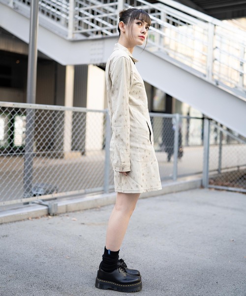 X-girl（エックスガール）の「HEXAGRAM JERSEY DRESS（ワンピース・レディース・ベージュ/ブラック・S/M）」の13枚目の写真