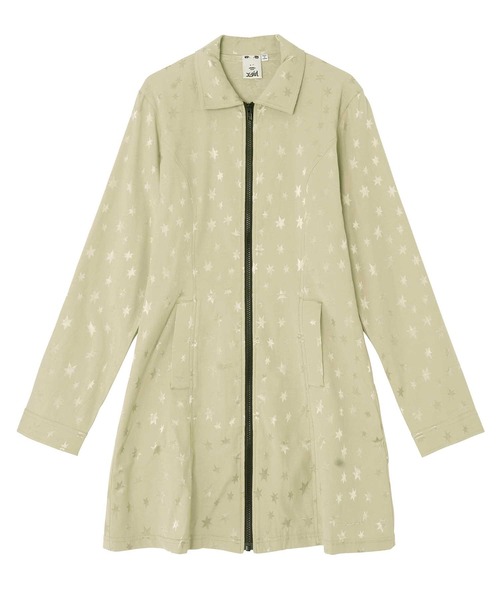 X-girl（エックスガール）の「HEXAGRAM JERSEY DRESS（ワンピース・レディース・ベージュ/ブラック・S/M）」の16枚目の写真