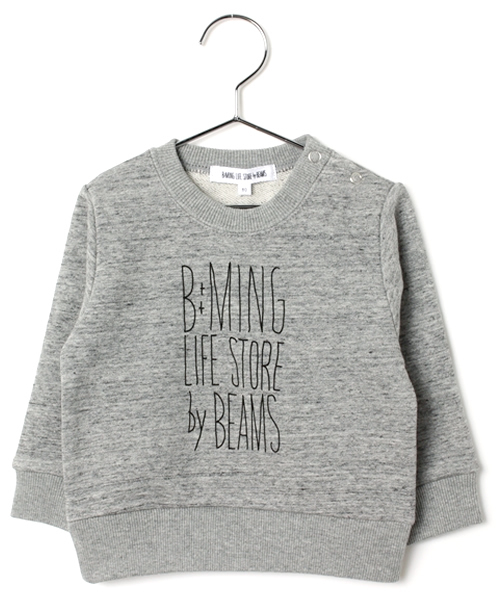 B:MING by BEAMS（ビーミングバイビームス）の「ビーミング by ビームス / トンプキン裏毛クルー（スウェット・キッズ・ネイビー/グレー・80/100/110/130/120/150/90/140）」の3枚目の写真