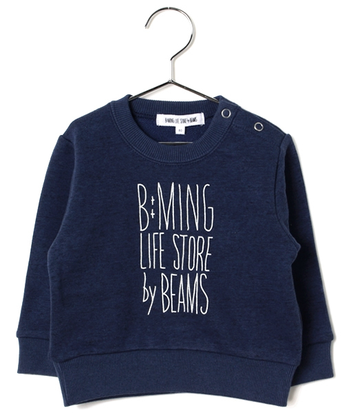 B:MING by BEAMS（ビーミングバイビームス）の「ビーミング by ビームス / トンプキン裏毛クルー（スウェット・キッズ・ネイビー/グレー・80/100/110/130/120/150/90/140）」の17枚目の写真