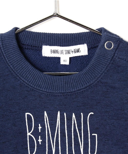 B:MING by BEAMS（ビーミングバイビームス）の「ビーミング by ビームス / トンプキン裏毛クルー（スウェット・キッズ・ネイビー/グレー・80/100/110/130/120/150/90/140）」の12枚目の写真
