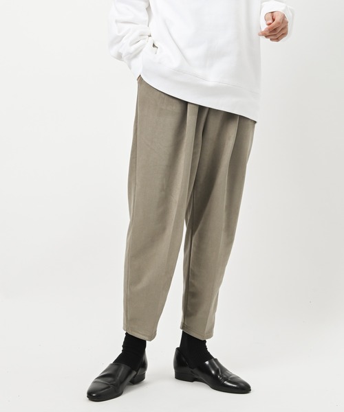 Bling Leads（ブリングリーズ）の「フェイクスエード  ワイドテーパードパンツ（その他パンツ・レディース・ブラック/ブラウン/グレー/ブルー/スミクロ・MEDIUM/LARGE）」の4枚目の写真