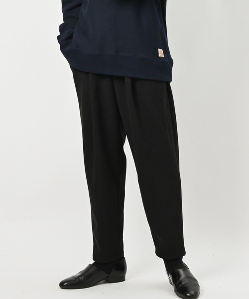 Bling Leads（ブリングリーズ）の「フェイクスエード  ワイドテーパードパンツ（その他パンツ・レディース・ブラック/ブラウン/グレー/ブルー/スミクロ・MEDIUM/LARGE）」の2枚目の写真