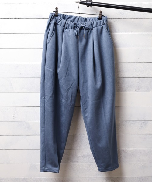 Bling Leads（ブリングリーズ）の「フェイクスエード  ワイドテーパードパンツ（その他パンツ・レディース・ブラック/ブラウン/グレー/ブルー/スミクロ・MEDIUM/LARGE）」の7枚目の写真