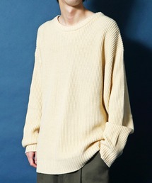 JOKER | 【JOKER】ビッグシルエットウォッシャブルニットセーター メンズ 長袖ニット 春服(ニット/セーター)
