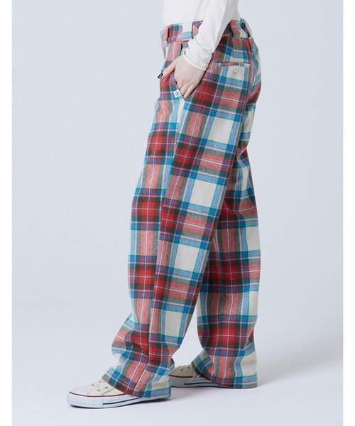 Little sunny bite（リトルサニーバイト）の「Check melton long pants（その他パンツ・レディース・レッド/オレンジ/ブルー・SMALL/MEDIUM）」の11枚目の写真