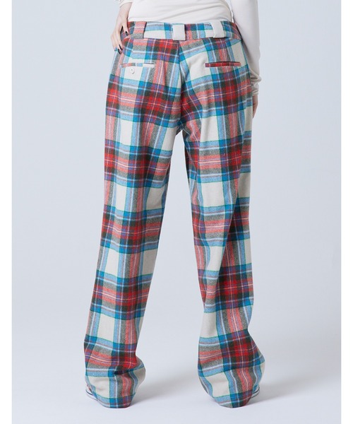 Little sunny bite（リトルサニーバイト）の「Check melton long pants（その他パンツ・レディース・レッド/オレンジ/ブルー・SMALL/MEDIUM）」の12枚目の写真