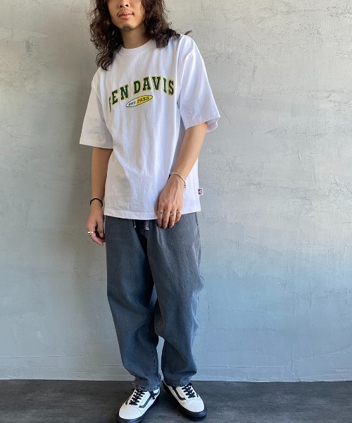 BEN DAVIS（ベンデイビス）の「[BEN DAVIS/ベンデイビス] ベースボールロゴワッペン ビッグシルエットTシャツ（Tシャツ/カットソー・レディース・ホワイト/アッシュグレー/ネイビー・M/L/XL）」の17枚目の写真
