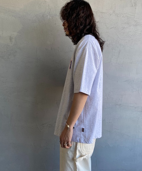 BEN DAVIS（ベンデイビス）の「[BEN DAVIS/ベンデイビス] ベースボールロゴワッペン ビッグシルエットTシャツ（Tシャツ/カットソー・レディース・ホワイト/アッシュグレー/ネイビー・M/L/XL）」の14枚目の写真