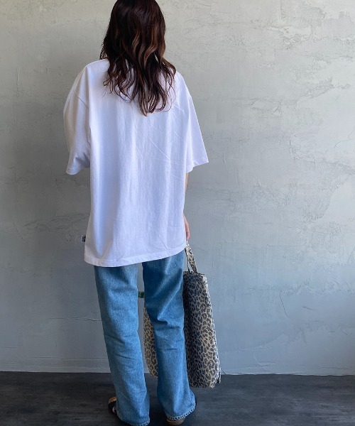 BEN DAVIS（ベンデイビス）の「[BEN DAVIS/ベンデイビス] ベースボールロゴワッペン ビッグシルエットTシャツ（Tシャツ/カットソー・レディース・ホワイト/アッシュグレー/ネイビー・M/L/XL）」の11枚目の写真