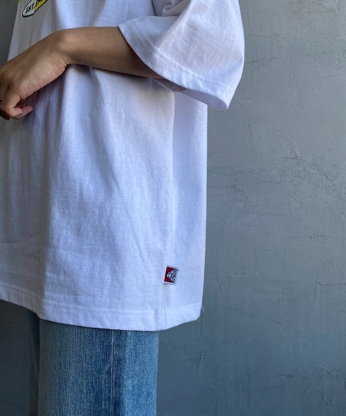 BEN DAVIS（ベンデイビス）の「[BEN DAVIS/ベンデイビス] ベースボールロゴワッペン ビッグシルエットTシャツ（Tシャツ/カットソー・レディース・ホワイト/アッシュグレー/ネイビー・M/L/XL）」の19枚目の写真