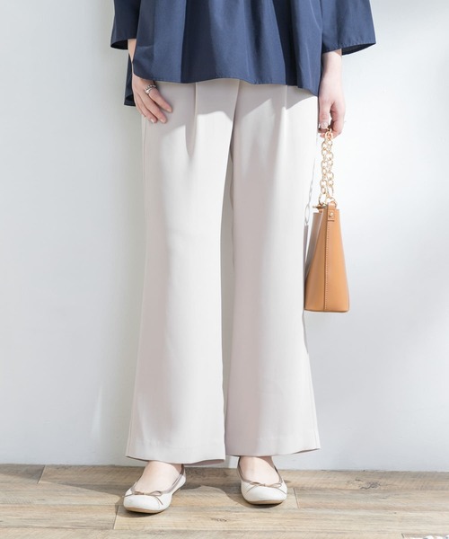 F by ROSSO(エフバイロッソ)の「F by ROSSO イージーワイドパンツ(その他パンツ・レディース・ブラック/ブルー/グレー系その他・38/36)」の1枚目の写真