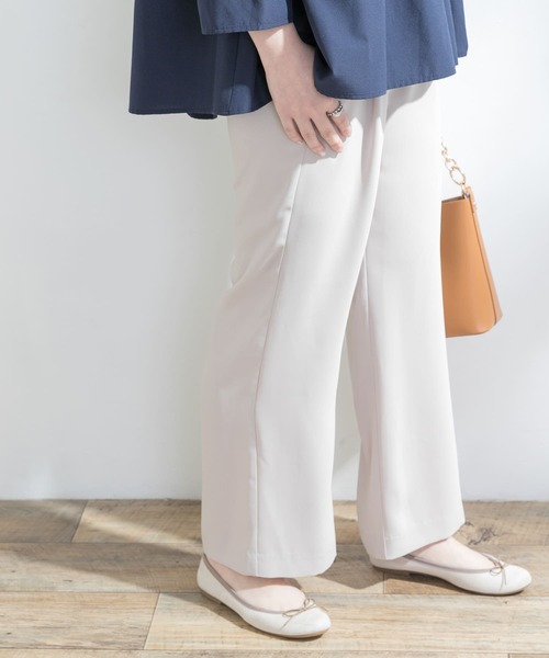 F by ROSSO(エフバイロッソ)の「F by ROSSO イージーワイドパンツ(その他パンツ・レディース・ブラック/ブルー/グレー系その他・38/36)」の6枚目の写真