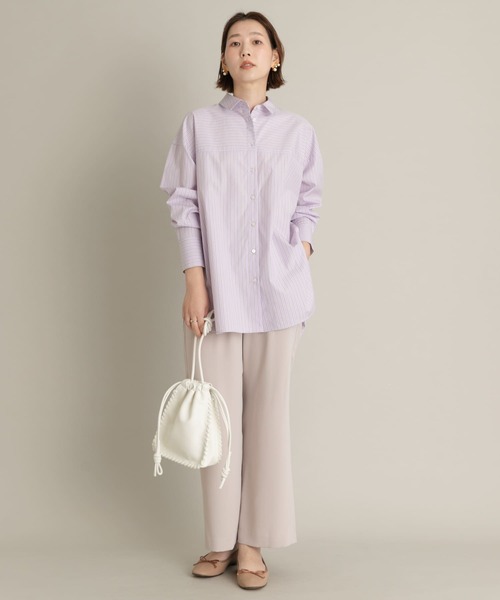 F by ROSSO(エフバイロッソ)の「F by ROSSO イージーワイドパンツ(その他パンツ・レディース・ブラック/ブルー/グレー系その他・38/36)」の14枚目の写真