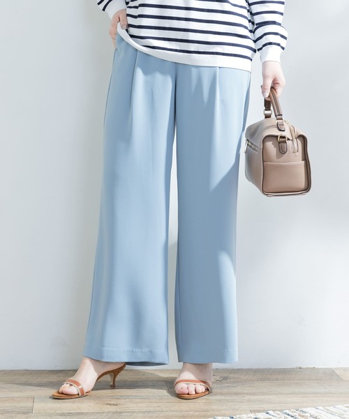 F by ROSSO(エフバイロッソ)の「F by ROSSO イージーワイドパンツ(その他パンツ・レディース・ブラック/ブルー/グレー系その他・38/36)」の22枚目の写真