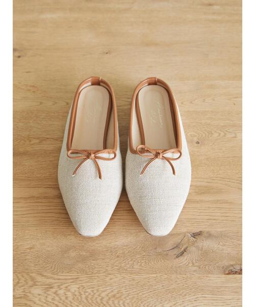 AMERICAN HOLIC（アメリカンホリック）の「キャンバスバレエミュール（バレエシューズ・レディース・ブラック/キャメル・S/M/L）」の10枚目の写真