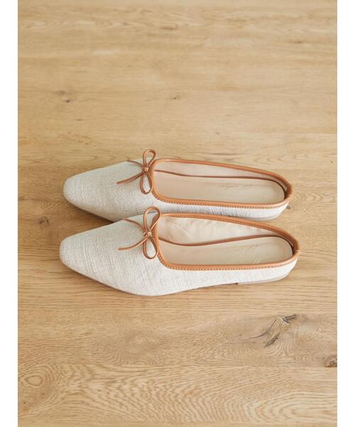 AMERICAN HOLIC（アメリカンホリック）の「キャンバスバレエミュール（バレエシューズ・レディース・ブラック/キャメル・S/M/L）」の11枚目の写真