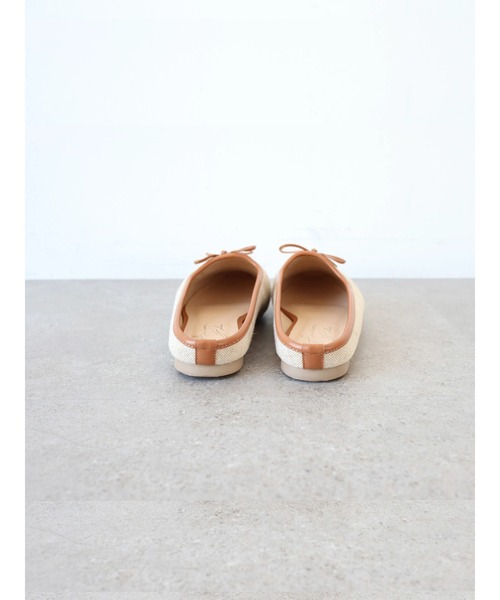 AMERICAN HOLIC（アメリカンホリック）の「キャンバスバレエミュール（バレエシューズ・レディース・ブラック/キャメル・S/M/L）」の5枚目の写真