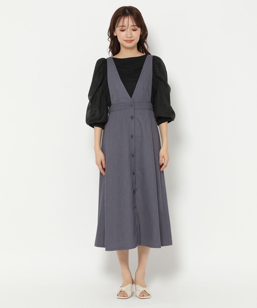 mysty woman（ミスティウーマン）の「2Pセットアップワンピース 265234