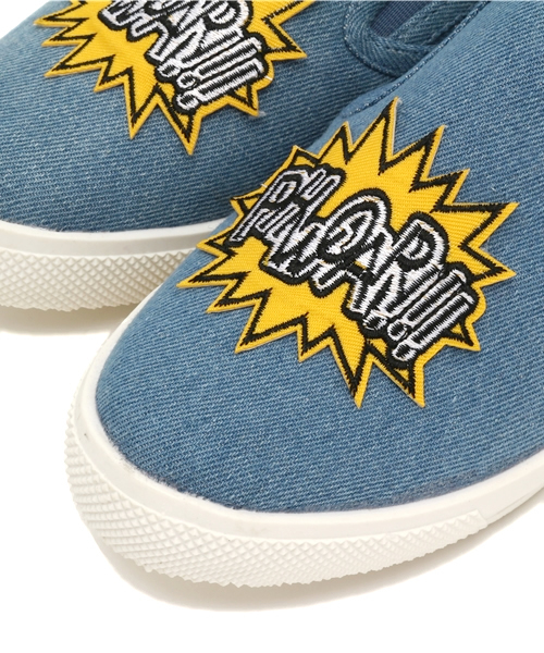 WEGO（ウィゴー）の「WEGO/ワッペンスリッポン（スニーカー・レディース・ネイビー/アイボリー/グレー・MEDIUM/SMALL/LARGE）」の9枚目の写真