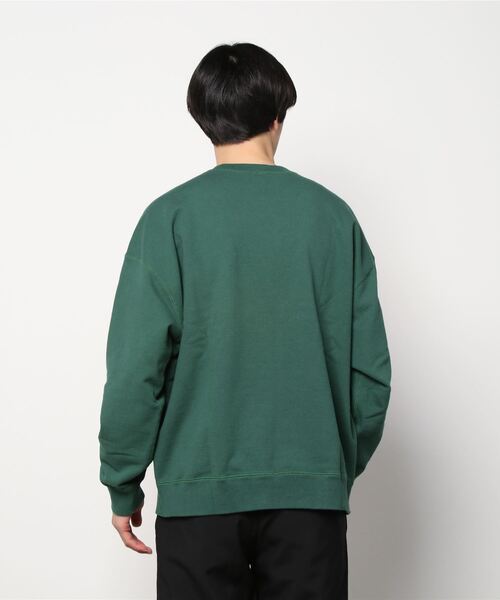 GOLD（ゴールド）の「GOLD / ゴールド：CREW NECK SWEAT SHIRT：22A-GL68877[MUS]（スウェット・メンズ・グリーン/ネイビー・L/M）」の4枚目の写真