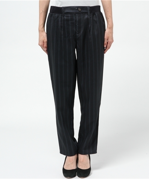 CIAOPANIC TYPY（チャオパニックティピー）の「レジメンタルストライプテーパードリブパンツ（その他パンツ・レディース・オフホワイト/ネイビー・LARGE/MEDIUM/SMALL）」の7枚目の写真