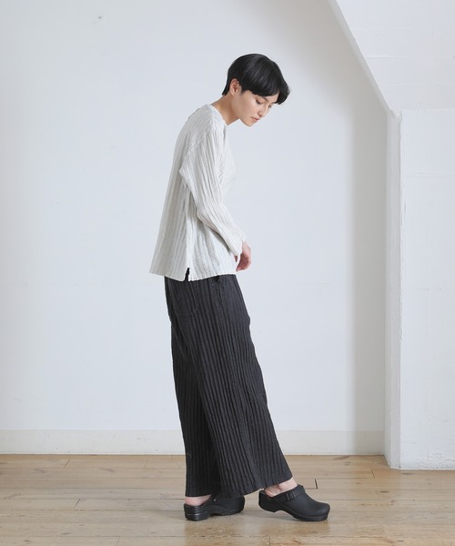 plantation／メランジWAVEパンツ Plantation（プランテーション）の「メランジWAVE/パンツ（その他