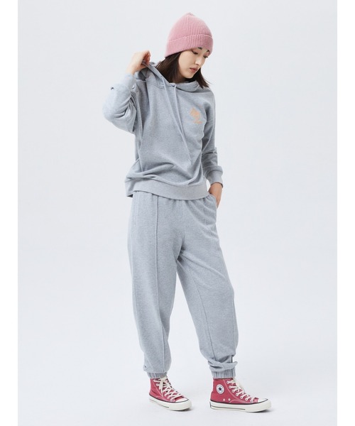 GAP（ギャップ）の「ハイライズ バレル ジョガーパンツ（スウェットパンツ・レディース・ブラック/ブラウン/グレー/オフホワイト/ピンク・S/M/L/XS/XXS）」の19枚目の写真