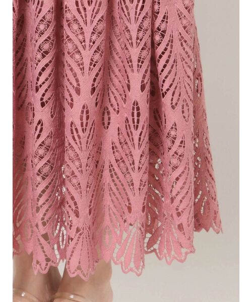 LAGUNAMOON（ラグナムーン）の「リーフレースマーメイドスカート（スカート・レディース・ホワイト/ブラック/ピンク・SMALL/MEDIUM）」の4枚目の写真